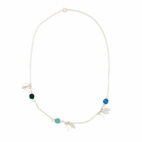 Necklace, Feathers and Turquoise - World Community Exchange
