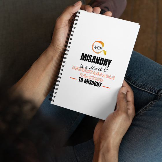 Misandry - Spiral notebook