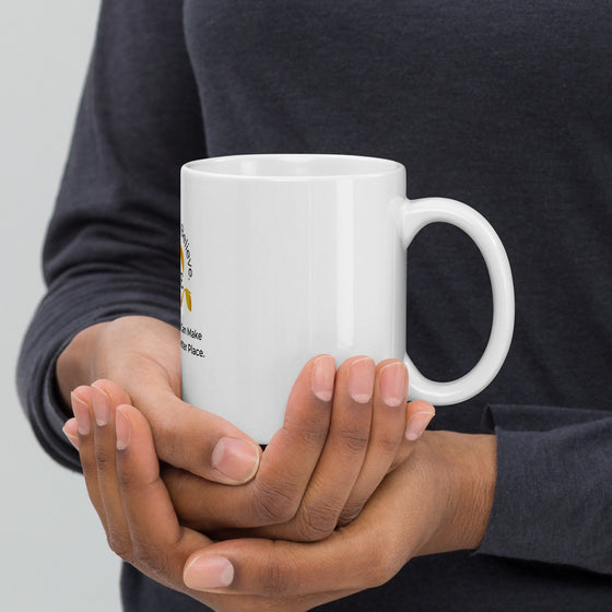 Shop Buy Believe White glossy mug